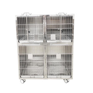 Hochwertiger Edelstahl Tierklinik Veterinär käfig Haustier Tier käfig für Veterinär krankenhaus/Klinik - Product Image 1