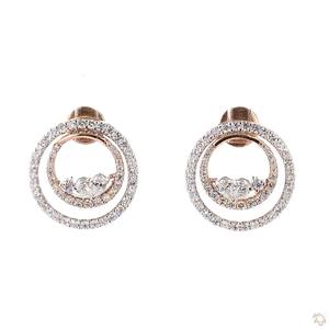 Impresionantes Pendientes de Diamantes de Oro para Mujer, Brillo Clásico y Elegante, Joyería Fina, Regalo para Bodas y Fiestas - Product Image 5