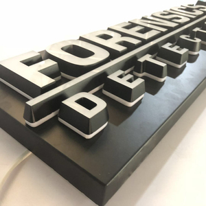 Letreros 3D <span class=keywords><strong>de</strong></span> Acero Inoxidable y <span class=keywords><strong>Letras</strong></span> Luminosas <span class=keywords><strong>de</strong></span> Neón <span class=keywords><strong>para</strong></span> <span class=keywords><strong>Fachadas</strong></span> <span class=keywords><strong>de</strong></span> Tiendas, <span class=keywords><strong>Letras</strong></span> LED con Iluminación Frontal <span class=keywords><strong>para</strong></span> <span class=keywords><strong>Empresas</strong></span> - Product Image 3