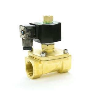 Válvula Solenoide de Latón Hoyan PU-25K de 1 Pulgada, Normalmente Abierta, 2 Vías, 12V 24V DC, 110V 220V AC, para Agua/Aire/Aceite/Diésel - Product Image 1