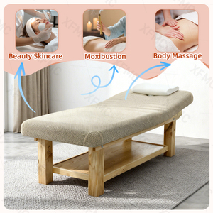 Camilla de Masaje Tailandés de Madera para Spa de Belleza, Muebles de Salón de Belleza de Lujo, Mesa de Belleza Moderna de Fábrica al por Mayor - Product Image 3