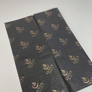 <span class=keywords><strong>Papier</strong></span> d'emballage en pâte de bois recyclable personnalisé, directement de l'usine, haute qualité, faible MOQ, logo imprimé, pour vêtements, sacs cadeaux - Product Image 3