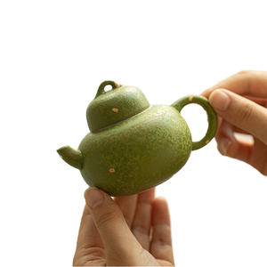 <span class=keywords><strong>Tetera</strong></span> para el Hogar, Ecológica, de Porcelana, con Diseño Novedoso, Acabado Caramelo y Detalles en Oro, <span class=keywords><strong>Tetera</strong></span> de Alta Gama para Té Kung Fu - Product Image 1