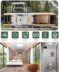 Waterdichte prefab aluminium ruimtecapsule mobiele cabine voor resort hotel ruimtecapsule - Product Image 3