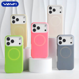 Силиконовый чехол для телефона VAWI S011 с магнитной Опт для iPhone 12 13 14 15 16 17 Pro Max для Samsung для Android серии - Product Image 5