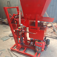 Machine de fabrication de briques diesel Machine de moulage de blocs d'argile Machine de fabrication de blocs d'argile hydraulique