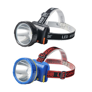 ไฟตกปลาแบบชาร์จไฟได้ ไฟฉายคาดศีรษะ LED แสงสีขาวและสีน้ำเงิน สำหรับตกปลาตอนกลางคืน ล่าสัตว์ ใช้งานได้นาน 50000 ชั่วโมง - Product Image 2