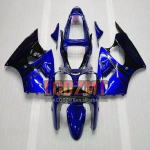 Cuerpo de inyección para <span class=keywords><strong>KAWASAKI</strong></span> <span class=keywords><strong>NINJA</strong></span> 2017 ZZR600 05 06 07 08 Blue & Flames 38No.110 ZZR <span class=keywords><strong>600</strong></span> CC 2005 <span class=keywords><strong>2006</strong></span> 2007 2008 Kit de carenado OEM - Product Image 1