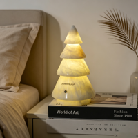 Lampe de table de luxe en albâtre pour Noël, décoration de villa, appartement, majlis, Ramadan, Aïd, fêtes de fin d'année