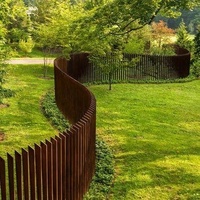 Revestimiento de pared de valla de metal CNC decorativo de adornos de jardín