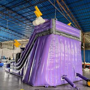 Château gonflable aquatique commercial <span class=keywords><strong>pas</strong></span> <span class=keywords><strong>cher</strong></span> avec toboggan, structure gonflable géante avec toboggan aquatique pour la diversion - Product Image 6