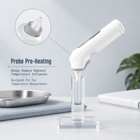 Thermomètre auriculaire infrarouge à préchauffage DET 1115 avec capteur de fièvre et protège-sonde pour la vente en gros, la vente au détail et les soins à domicile