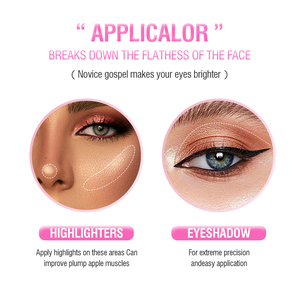 Highlight Eyeshadow Powder Dark Skin Tone Waterproof Pearlescent Fine Shimmer Long-lasting - Product Image 4