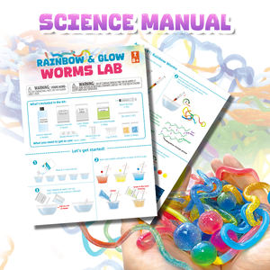 Creative 3D arcobaleno vermi DIY Science Kit per bambini 8-14 anni nuovo gioco di società con funzione di educazione dello stelo - Product Image 5