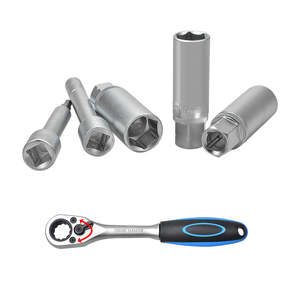 Ensemble d'outils de réparation automobile, 18 pièces, 1/2, ensemble de douilles de retrait de <span class=keywords><strong>douille</strong></span>, amortisseur, ressort hélicoïdal - Product Image 6