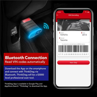 100% Originale per Thinkdiag Mini 2022 Strumento Diagnostico OBD2 Certificato CE 12 Mesi di Garanzia 16 Servizi di Reset Motore Auto