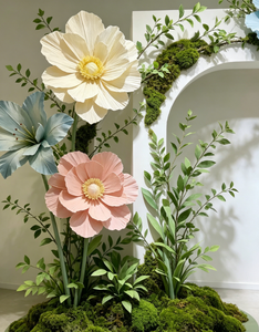 Grande Bouquet <span class=keywords><strong>di</strong></span> Fiori <span class=keywords><strong>di</strong></span> <span class=keywords><strong>Carta</strong></span> |   Composizione <span class=keywords><strong>di</strong></span> Papaveri e Gigli per Decorazioni <span class=keywords><strong>di</strong></span> Matrimoni, Hotel e Ristoranti - Product Image 4