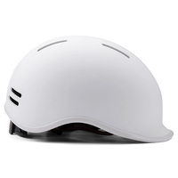 Casco de Seguridad Ultraligero para Desplazamientos Urbanos y Ciclismo en Carretera, Cómodo, Unisex para Adultos, Diseño Redondo Ovalado con Cierre de Hebilla