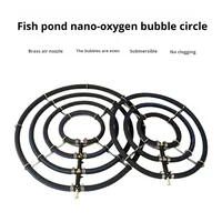 Diffuseur d'air en acier inoxydable/nanotubes pour bassin, anneau d'aération micro-nano, pierre à air pour poissons et crevettes