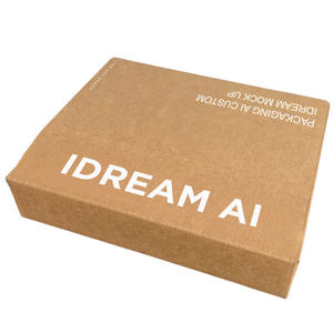 Boîtes d'expédition en carton ondulé blanc personnalisées, imperméables, avec doublure en éponge pour l'emballage de vêtements, chaussures et chaussettes, gaufrage du logo - Product Image 4