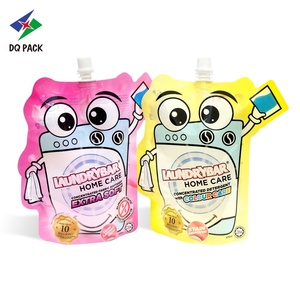 DQ PACK Bolsa de embalagem para embalagem de embalagem de líquido e recheio com impressão personalizada, saco de embalagem para amaciante de roupa e detergente - Product Image 1