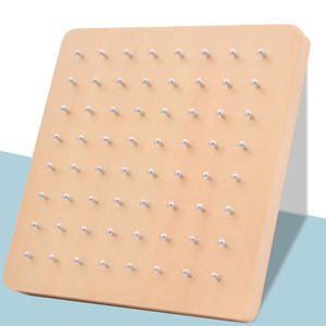 مجموعة مواد رياضية خشبية للتلاعب من YUCI ، بطاقات نمط لوح جغرافي ، ألعاب تعليمية - Product Image 5