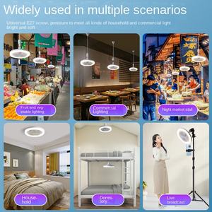 Vente en gros en usine de ventilateur de plafond LED E27 Socket pour hôtel avec culot E27 et douille de lampe - Product Image 5