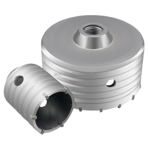 Forets à <span class=keywords><strong>béton</strong></span> 30-160 mm SDS Plus en alliage de carbure de tungstène finition sablée pour maçonnerie et murs en ciment – Jeu de scies cloches - Product Image 2