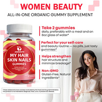 Compléments alimentaires OEM pour cheveux, peau et ongles, vitamine C, biotine, pour éclaircir la peau et favoriser la croissance des cheveux et des ongles