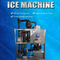 Machine à glace tubulaire de haute qualité JH 1 2 3 4 5 10 15 20 30 tonnes avec refroidissement eau/air
