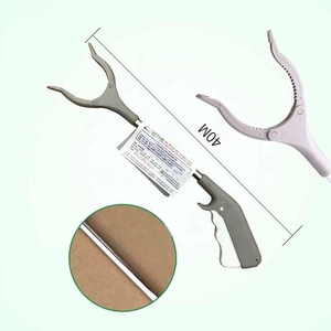 Clip de basura de acero inoxidable, herramienta de recolección de basura plegable, 40 Cm, 1 unidad - Product Image 6