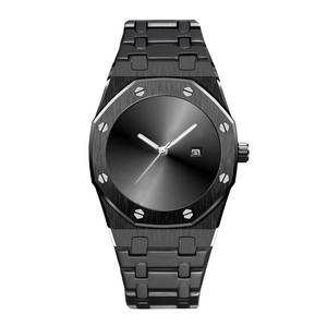 Reloj de cuarzo para hombre, sin logotipo, elegante, deportivo, resistente al agua, con calendario y correa de acero. - Product Image 4