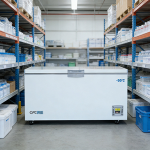 <span class=keywords><strong>Congélateur</strong></span> horizontal commercial à porte unique ultra-basse température pour la conservation de la viande et des fruits de mer, équipement de réfrigération à refroidissement par ventilateur - Product Image 1