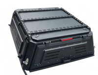 Bâche de protection solaire universelle en acier pour pick-up Ford F-150 4 portes, pleine hauteur, avec verrouillage manuel et étanche