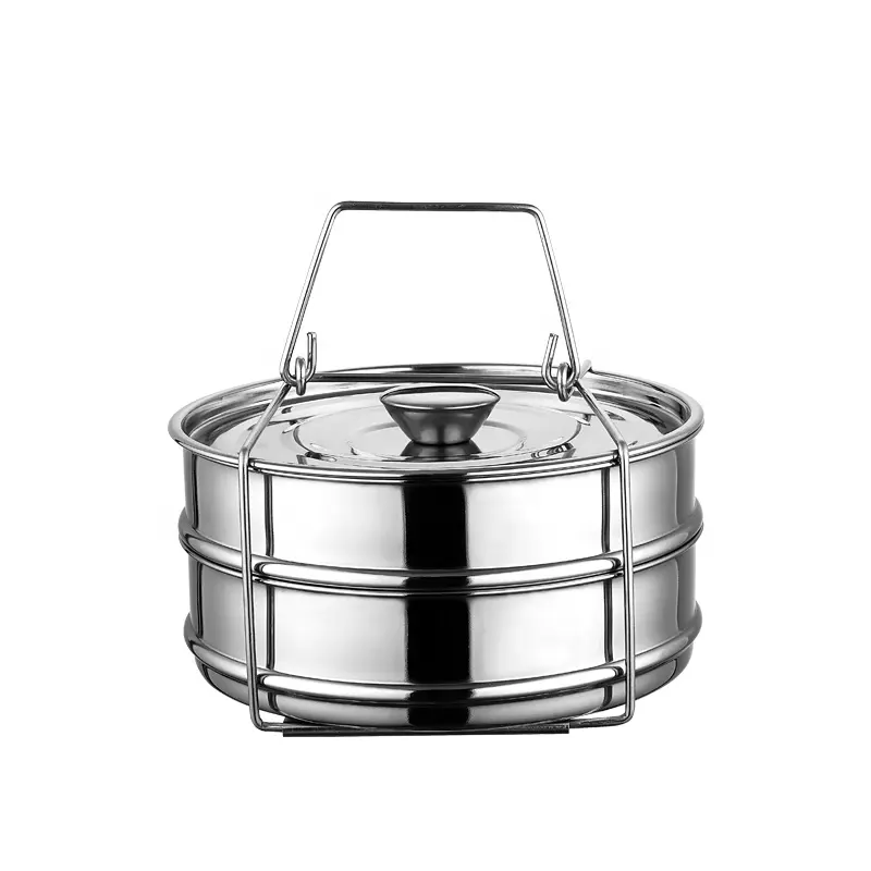 HOT OEM 304 Stainless Steel Food Steamer Pot Steamer Multi-Functional Food Steam Pot Kitchen Cooking Gadgets