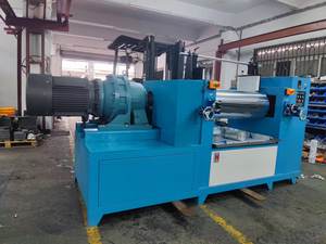 Atacado PVC EVA Borracha Sintética Plástico Aberto Twin Roll Mill Equipamentos De Mistura - Product Image 3