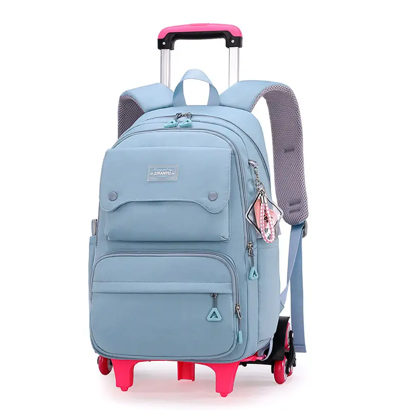 Trolley Backpack Large Capacity Light Weight School Bag