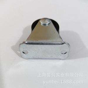 Furniture Caster Zinc Alloy Rubber <b>Wheel</b> Plate Mount Durable Minimalist Design - Product Image 1