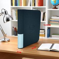 Carpeta de Cartas Coleccionables con Logotipo Personalizado de Fábrica, Álbum de Cartas Coleccionables, Carpeta de Cartas de Cuero PU con Hojas Sueltas