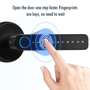 Cerradura Inteligente para Puerta con Huella Dactilar, Contraseña, Tarjeta y Aplicación, Desbloqueo a través del Sistema Tuya para Puertas de Madera - Product Image 4