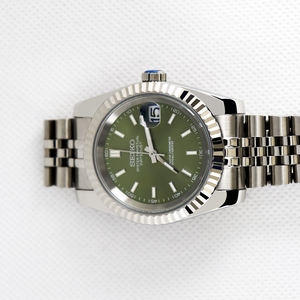 Montre automatique de luxe Diver's Choice, étanche 5ATM, mouvement mécanique NH35, acier inoxydable, bracelet 18 mm, cadran à aiguilles lumineuses - Product Image 3