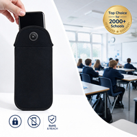 Pochette de protection pour téléphone portable en néoprène, magnétique et verrouillable, pour l'école, personnalisable en gros, compatible avec les étudiants