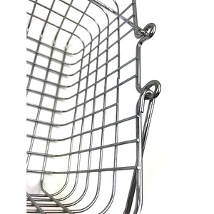 Dây kim loại bạc sắt lưu trữ nhà bếp Giỏ với xử lý - Product Image 5