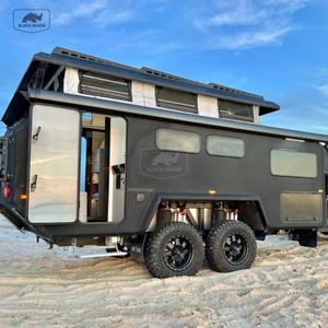 <span class=keywords><strong>Caravana</strong></span> Grande Plegable de 22.4 pies, Remolque Camper 4x4 con Techo Elevable, para Campamento al Aire Libre, de Aluminio Ligero, 2-4 Plazas, Estilo Australiano - Product Image 1