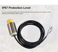 Huaqingjun-Interruptor de proximidad Circular, distancia de detección, Sensor inductivo de 20mm para equipo de elevación