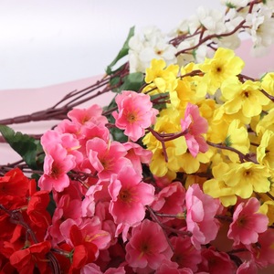 Centros de Mesa para Bodas, Suministros para Decoración, 9 Ramas de Flores Artificiales de Seda Rosa para <span class=keywords><strong>Hotel</strong></span>, Día de San Valentín y Día de la Madre - Product Image 4