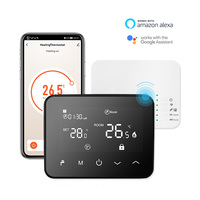 Controlador de zona de calefacción WIFI inalámbrico de 2 zonas Termostato de calefacción por suelo radiante de agua WIFI