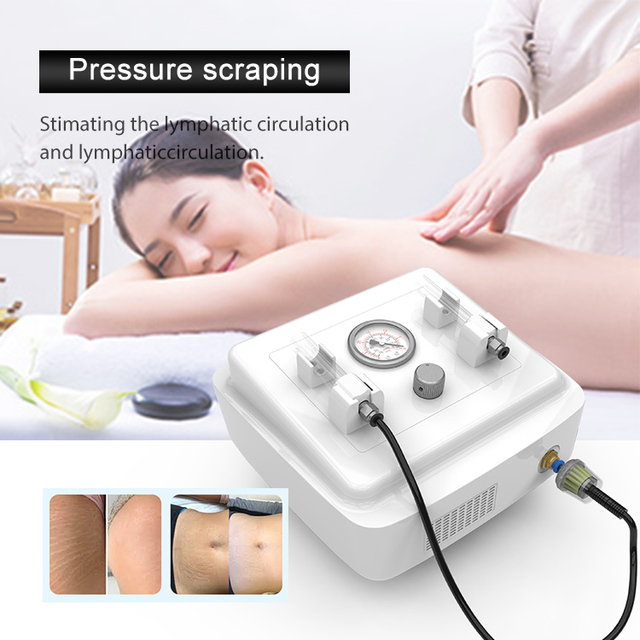 Newest Fat Shaping Vacuum Massage Device 80KPA Lymph Drainage Vacuum Cupping Scraping Machine for Stretch Marks Removal