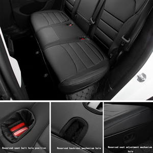 Funda de Asiento de Coche de Cuero de Alta Calidad GANE, Paquete Completo de Accesorios para Coche, Funda de Cojín para Asiento, Apta para Toyota <span class=keywords><strong>Corolla</strong></span> - Product Image 2