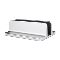 Support vertical réglable pour ordinateur portable en alliage d'aluminium usiné CNC, base pour téléphone portable, support de rangement de bureau